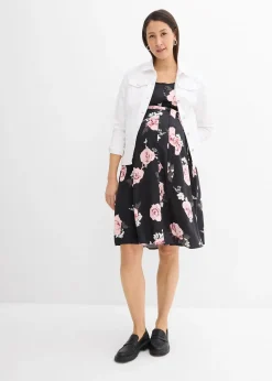 bonprix Robe de grossesse et d’allaitement en viscose tissée|Femme Femme Enceinte