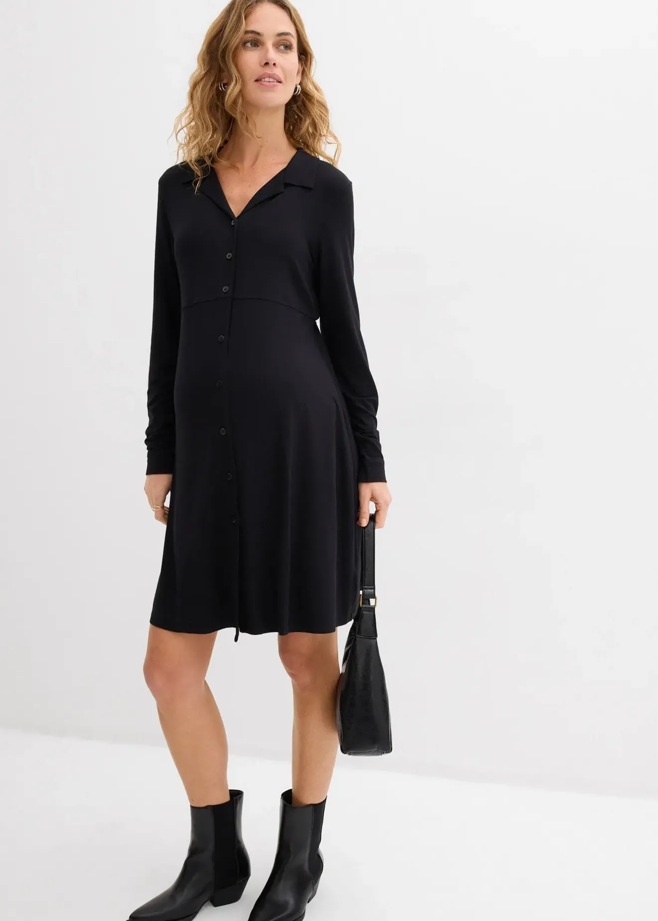 bonprix Robe de grossesse et d’allaitement en jersey viscose|Femme Femme Enceinte