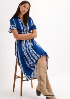 Femme bonprix Femme Enceinte|Robe de grossesse et d’allaitement en viscose fluide