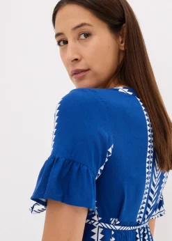 Femme bonprix Femme Enceinte|Robe de grossesse et d’allaitement en viscose fluide