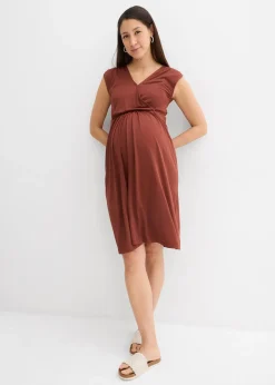 Femme bonprix Femme Enceinte|Robe de grossesse et d’allaitement en modal mélangé