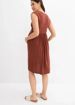 Femme bonprix Femme Enceinte|Robe de grossesse et d’allaitement en modal mélangé