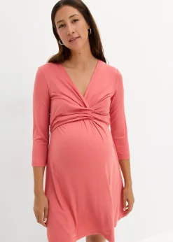 bonprix Robe de grossesse/allaitement en viscose extensible|Femme Femme Enceinte