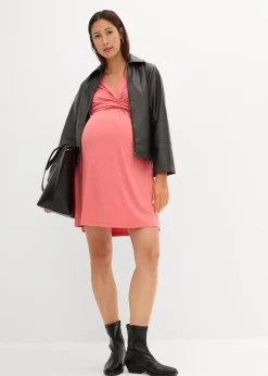 bonprix Robe de grossesse/allaitement en viscose extensible|Femme Femme Enceinte