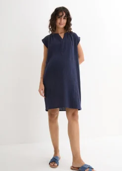 Femme bonprix Femme Enceinte|Robe de grossesse/d’allaitement en gaze de coton