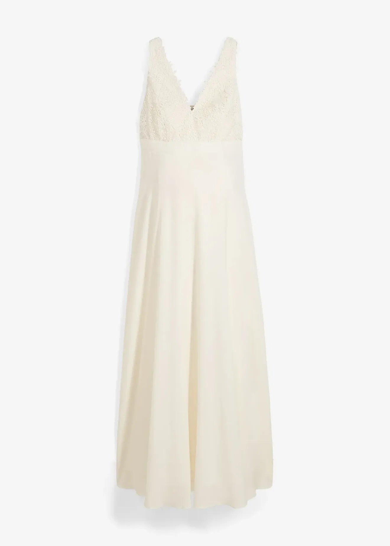 Femme bonprix Femme Enceinte|Robe de mariée de grossesse avec dentelle, satin et crêpe georgette