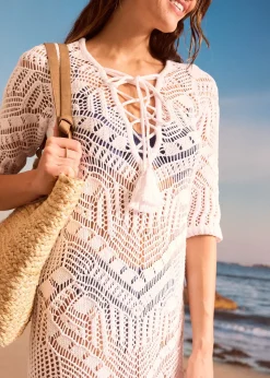 Femme bonprix Vêtements De Plage|Robe de plage en maille