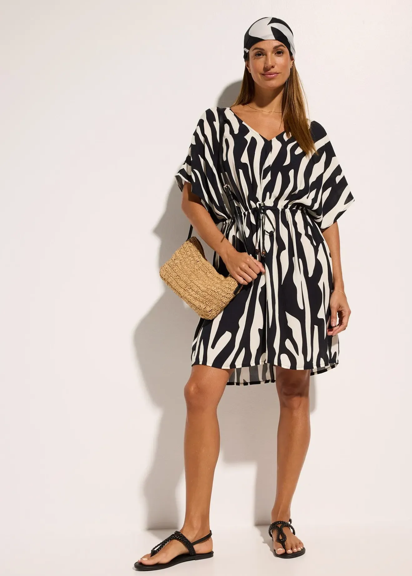 Femme bonprix Vêtements De Plage|Robes|Robe de plage en viscose