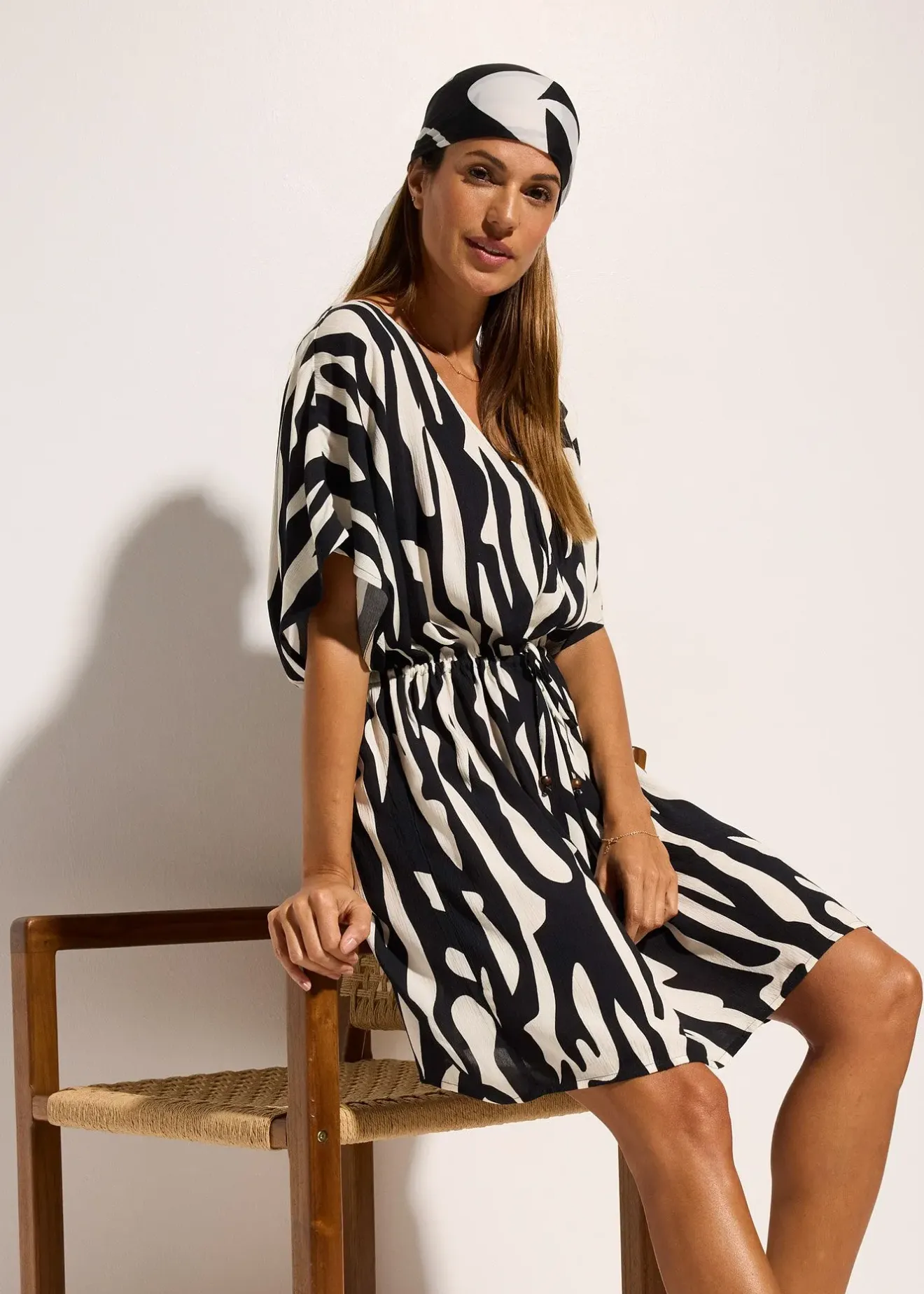 Femme bonprix Vêtements De Plage|Robes|Robe de plage en viscose