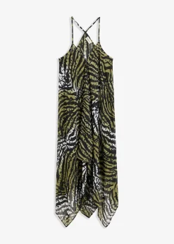 bonprix Robe de plage longue en crêpe|Femme Vêtements De Plage|Robes