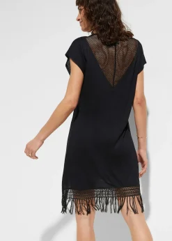 bonprix Robe de plage transparente en viscose|Femme Vêtements De Plage|Robes