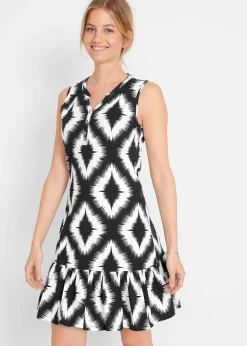 bonprix Robe douce en jersey coton|Femme Robes