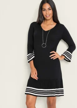 Femme bonprix Maille|Robes|Robe douce en maille