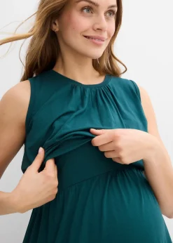 bonprix Robe 2en 1 de grossesse et d’allaitement en viscose|Femme Femme Enceinte