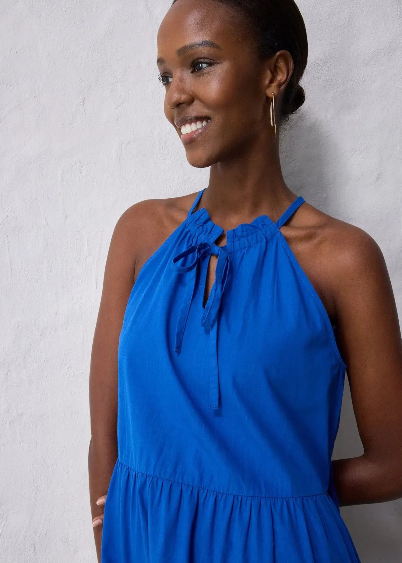 bonprix Robe en coton et soie|Femme Premium|Robes