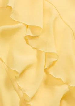 Femme bonprix Mode Festive|Robes|Robe en crêpe avec bretelles et volants