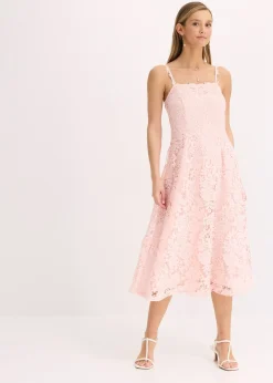 Femme bonprix Mode Festive|Robe en dentelle à bretelles