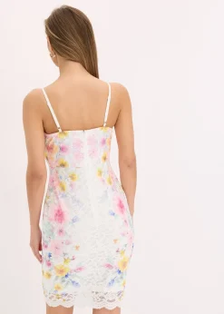 Femme bonprix Mode Festive|Robes|Robe en dentelle à fines bretelles