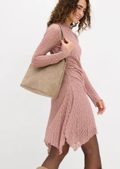 Femme bonprix Robes|Robe en dentelle à pans