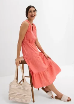 bonprix Robe en gaze de coton|Femme Robes