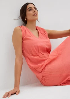 bonprix Robe en gaze de coton|Femme Robes