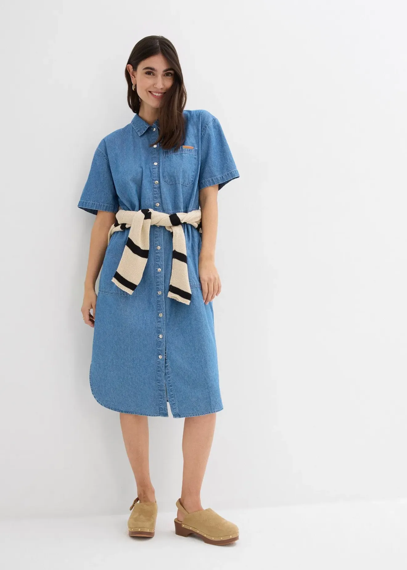 bonprix Robe en jean|Femme Robes