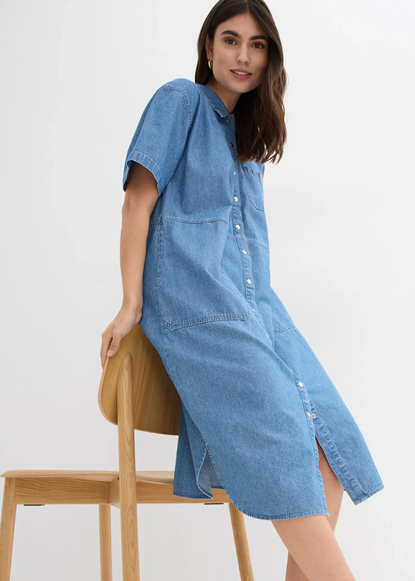 bonprix Robe en jean|Femme Robes