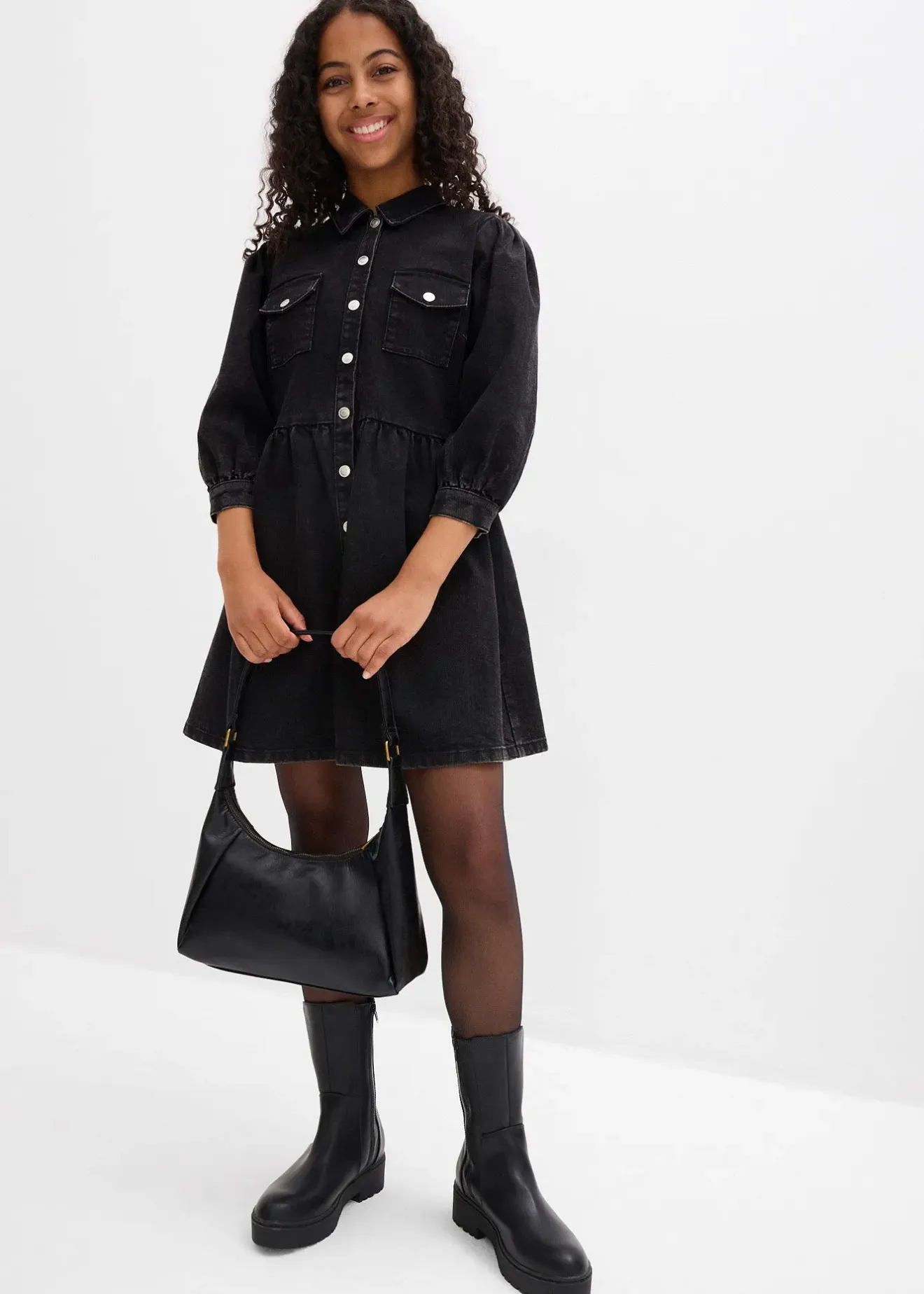 Enfant bonprix Vêtements Enfant|Filles 9-16 Ans·Robes & Combinaisons|Robe en jean