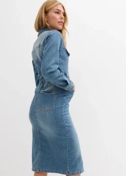 Femme bonprix Tailles Petite|Robes|Robe en jean