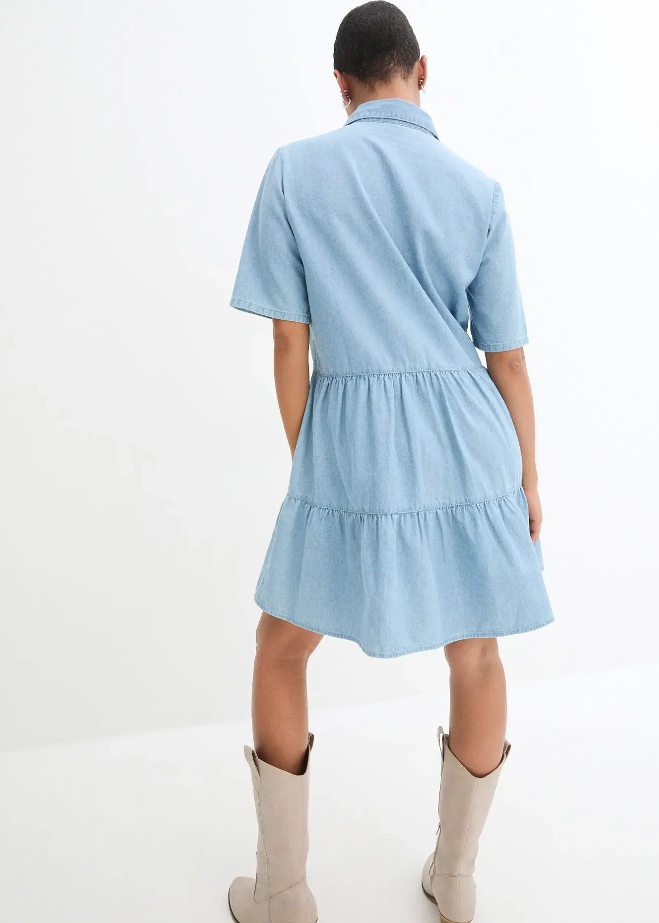 Femme bonprix Robes|Robe en jean