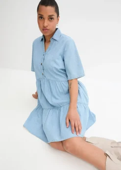 Femme bonprix Robes|Robe en jean