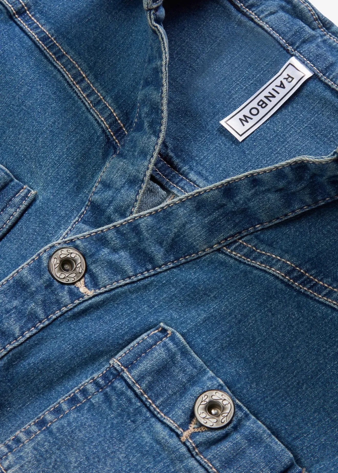 bonprix Robe en jean boutonnée avec ourlet à cru|Femme Robes