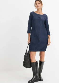 Femme bonprix Robes|Robe en jean extensible