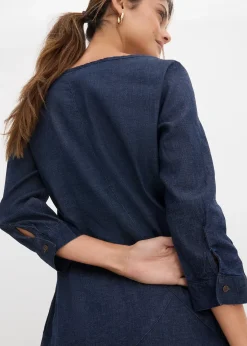 Femme bonprix Robes|Robe en jean extensible