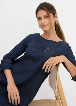 Femme bonprix Robes|Robe en jean extensible