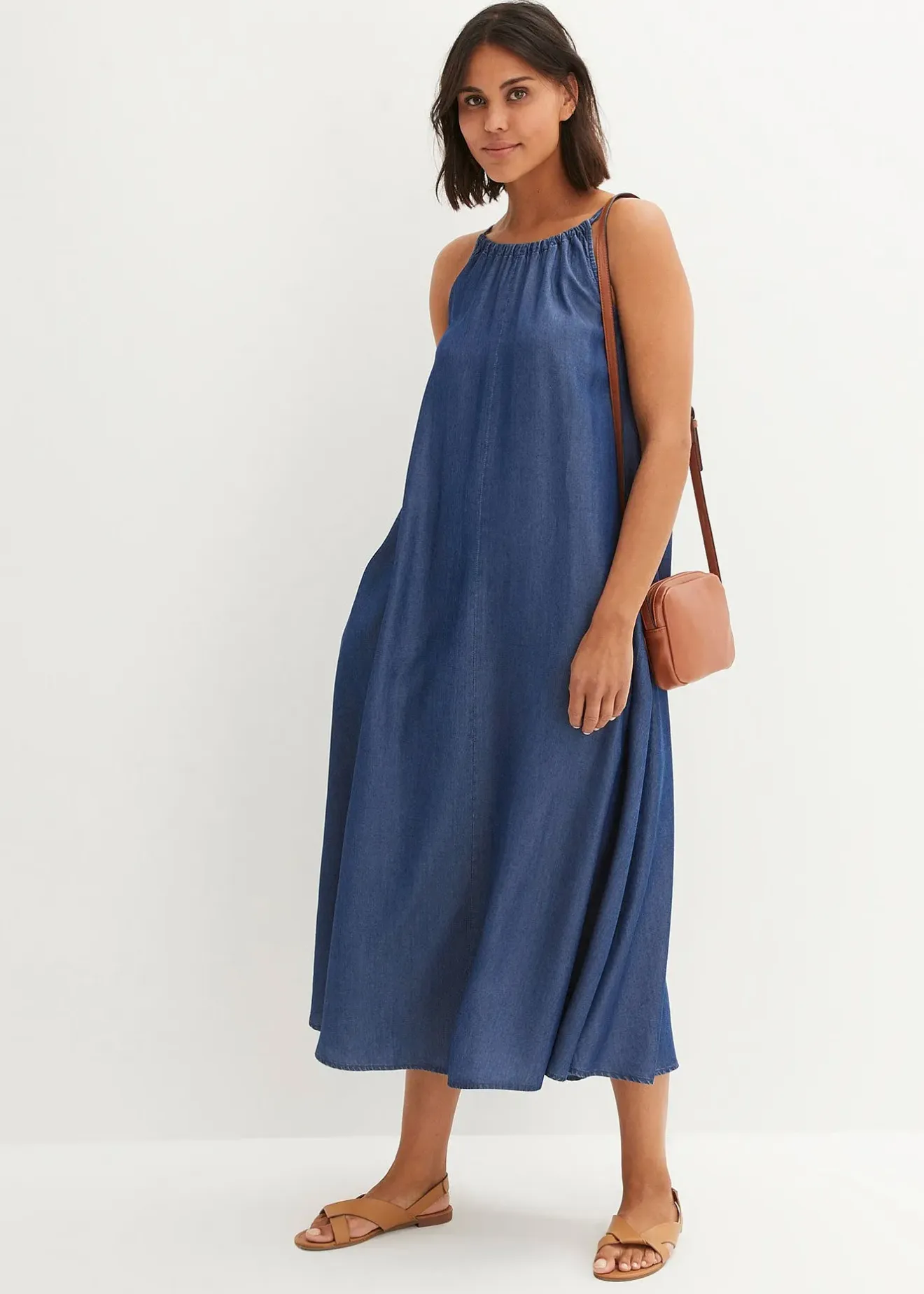 bonprix Robe en jean Lyocell fluide|Femme Robes