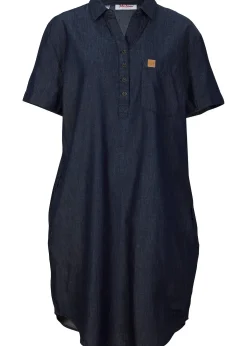 bonprix Robe en jean, manches courtes|Femme Robes