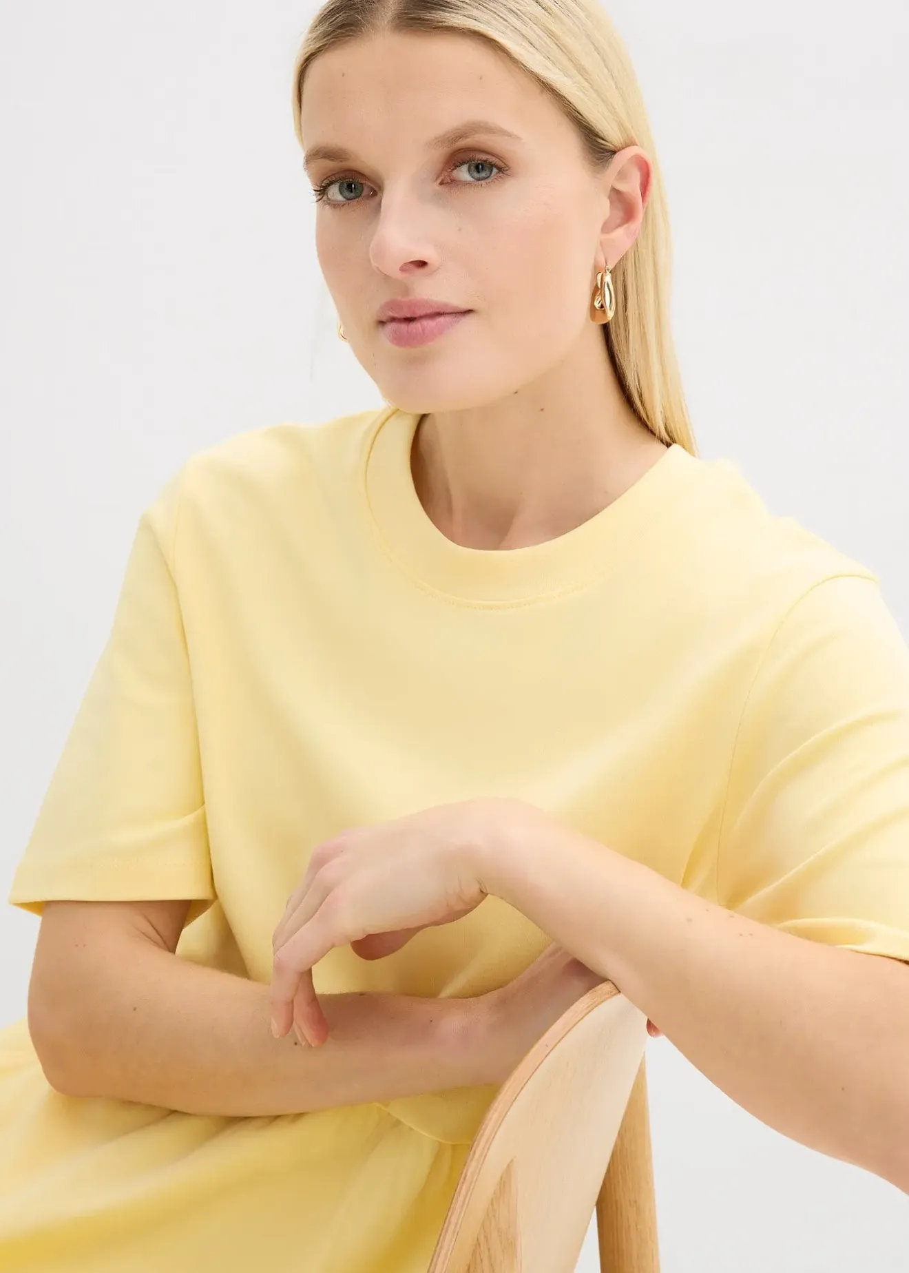 Femme bonprix Robes|Robe en jersey 100% coton