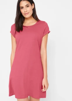 bonprix Robe en jersey 100% coton|Femme Basiques|Robes