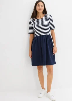 bonprix Robe en jersey 100% coton|Femme Robes