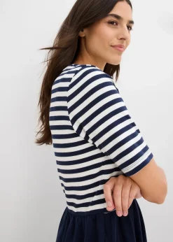 bonprix Robe en jersey 100% coton|Femme Robes