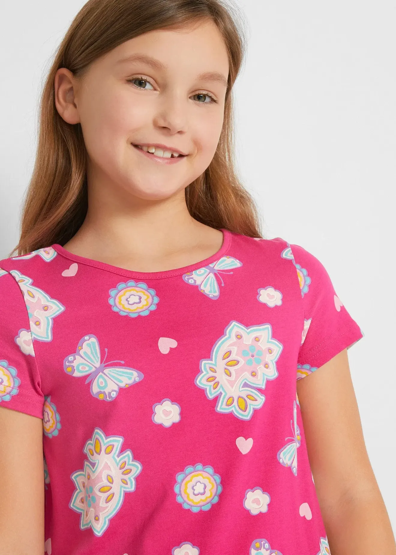 Enfant bonprix Vêtements Enfant|Filles 9-16 Ans·Robes & Combinaisons|Robe en jersey 100% coton