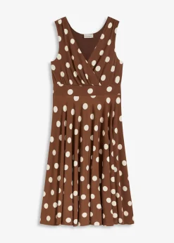 bonprix Robe en jersey à pois|Femme Tailles Petite
