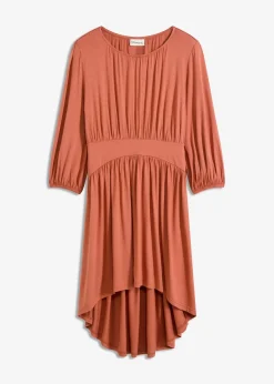 Femme bonprix Robes|Robe en jersey avec fronces