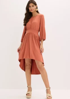 Femme bonprix Robes|Robe en jersey avec fronces