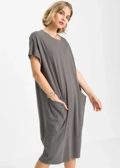 Femme bonprix Robes|Robe en jersey avec poches