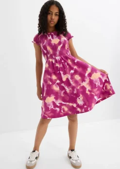 bonprix Robe en jersey coton extensible|Enfant Vêtements Enfant|Filles 9-16 Ans·Robes & Combinaisons