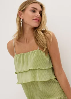 Femme bonprix Robes|Robe en jersey plissé