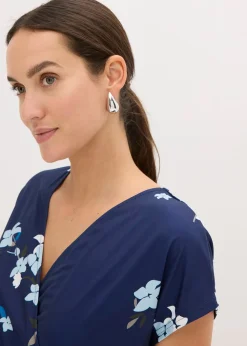 bonprix Robe en jersey style portefeuille|Femme Robes