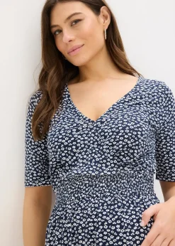 bonprix Robe en jersey viscose|Femme Robes